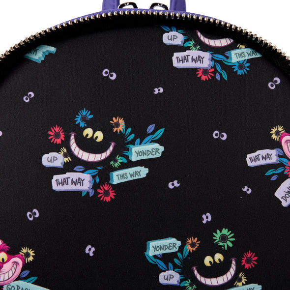 Loungefly Disney Alice in Wonderland Tulgey Wood Lenticular Mini Backpack
