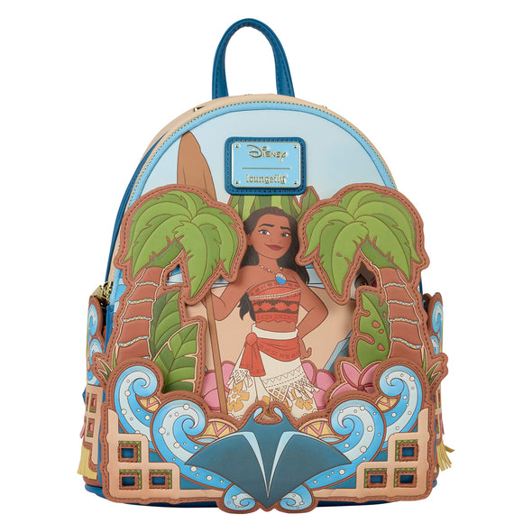 Loungefly Disney Moana Moving Palm Trees Mini Backpack