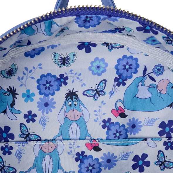 Loungefly Disney Winnie the Pooh Eeyore Quiet Fandom Embroidered Mini Backpack