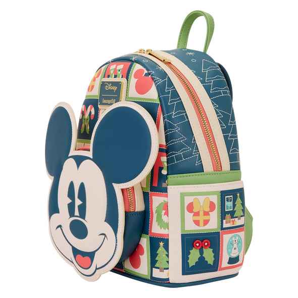 Loungefly Disney Mickey Holiday Mini Backpack