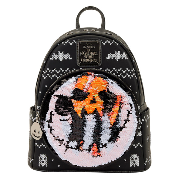 Loungefly Disney NBC Jack Reversible Sequins Mini Backpack