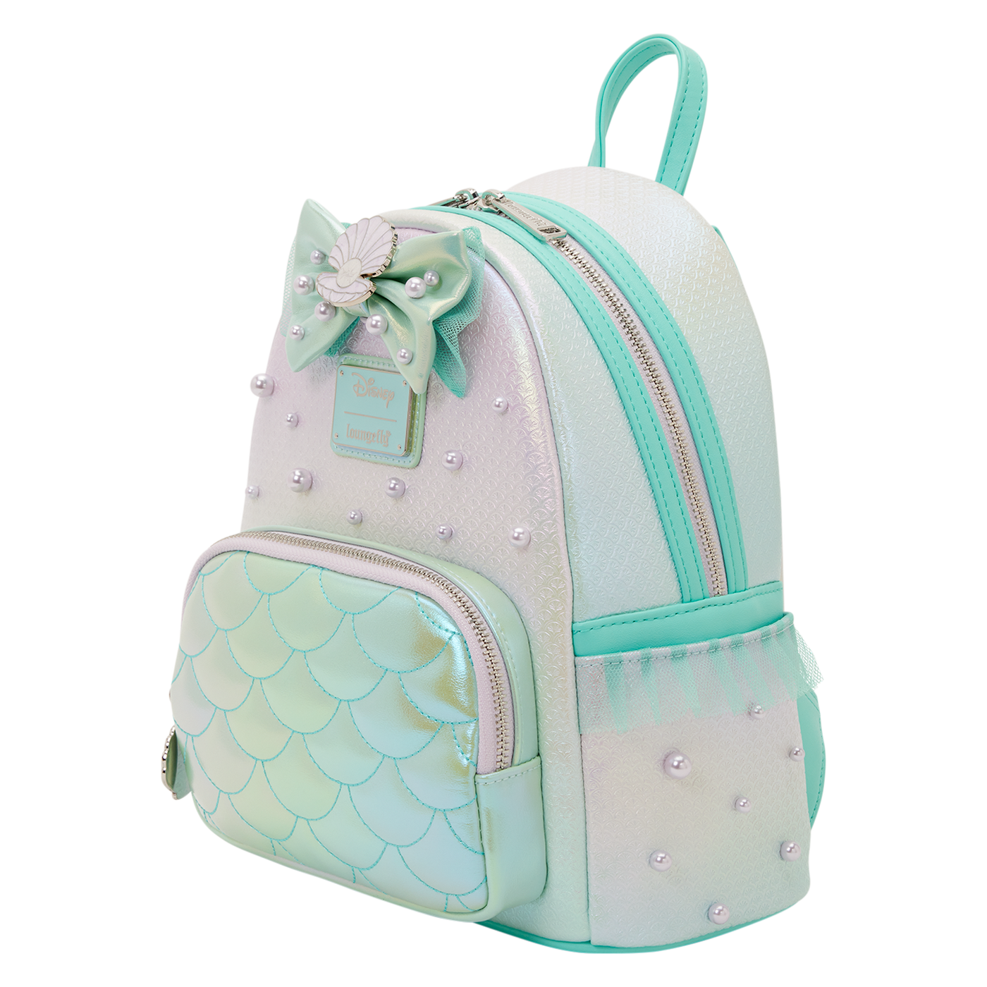 Loungefly Disney The Little Mermaid Iridescent Pearl Mini Backpack