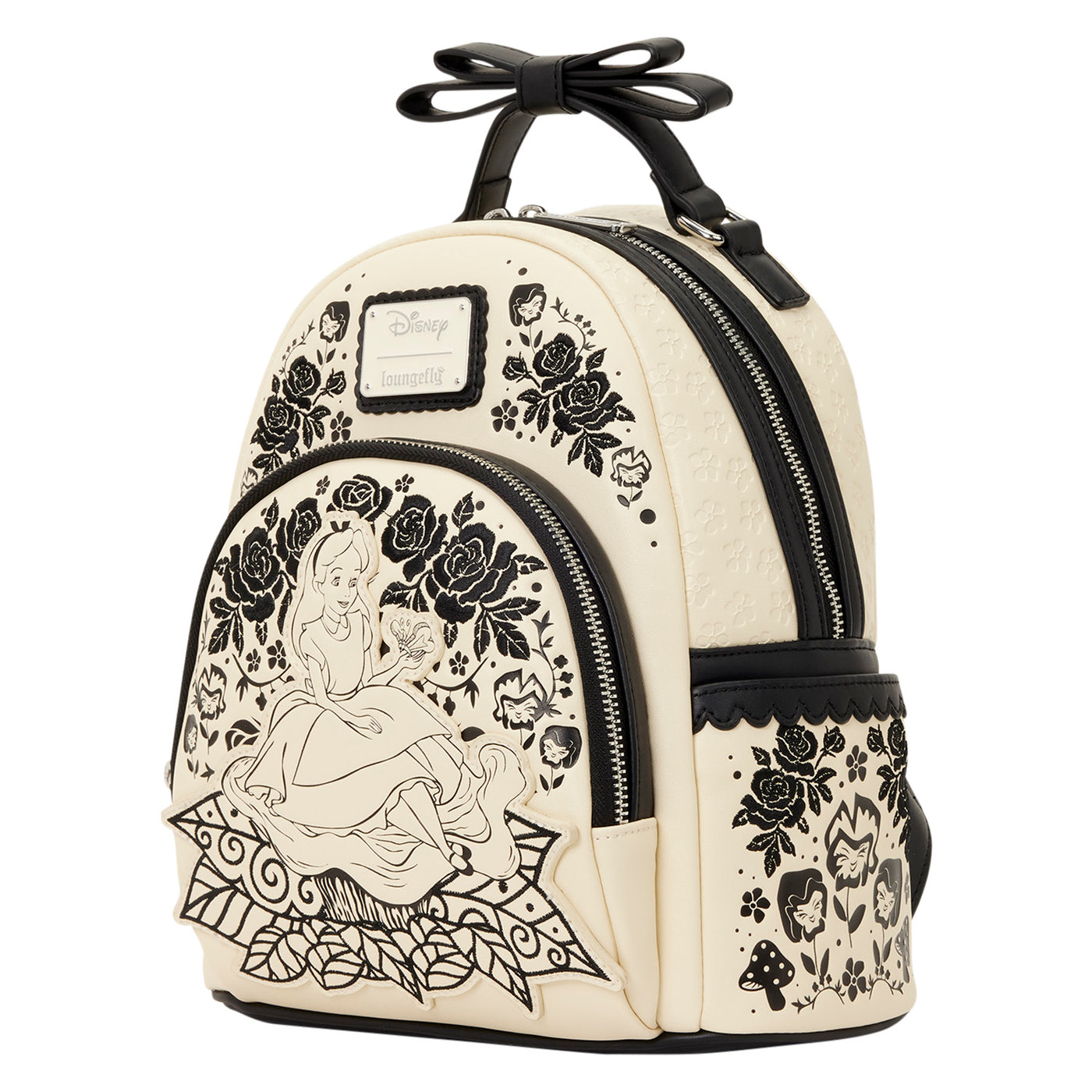 Loungefly Disney Alice in Wonderland Embroidered Floral Mini Backpack – Modern Pinup