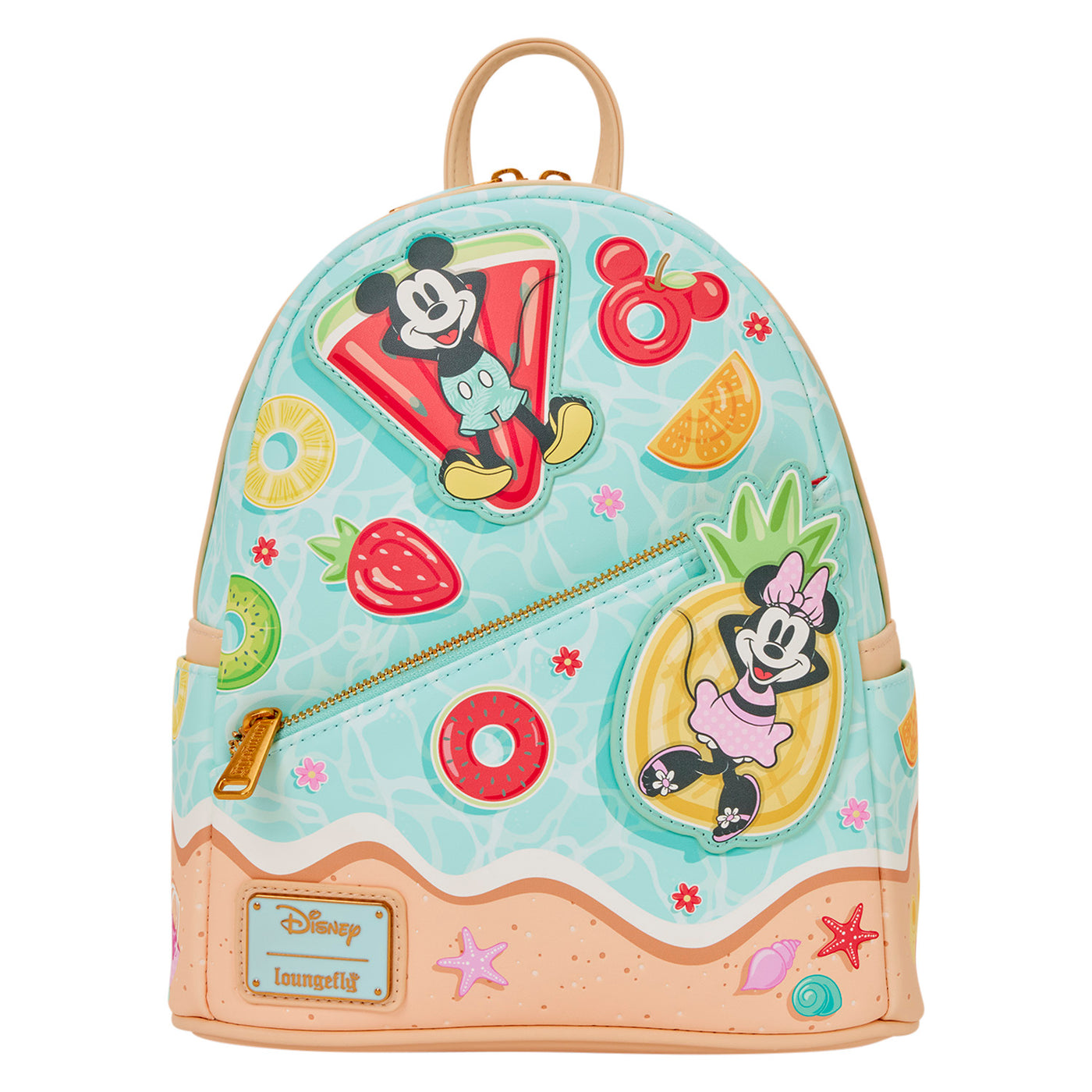 backpack mini disney Loungefly Disney Mickey & Minnie Beach Fun Mini Backpack – Modern Pinup