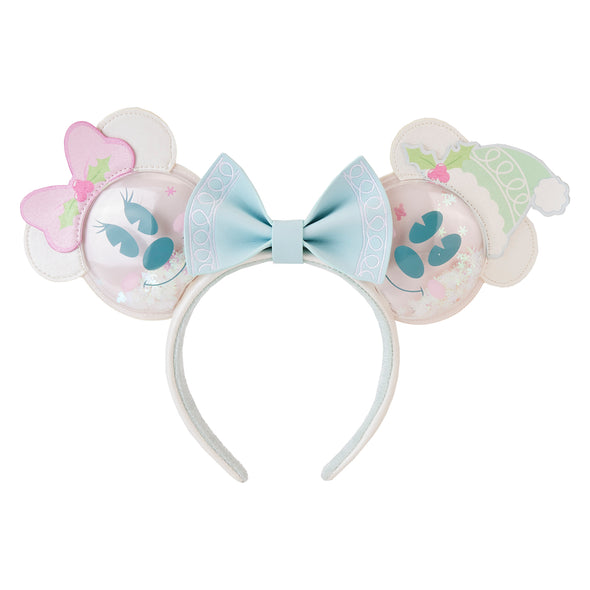 Loungefly Disney Mickey and Minnie Pastel Snowman Headband