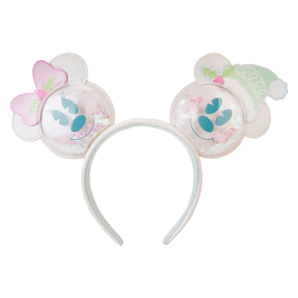 Loungefly Disney Mickey and Minnie Pastel Snowman Headband