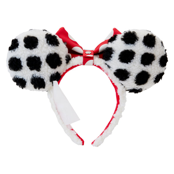 Loungefly Disney Minnie Rocks the Dots Sherpa Headband