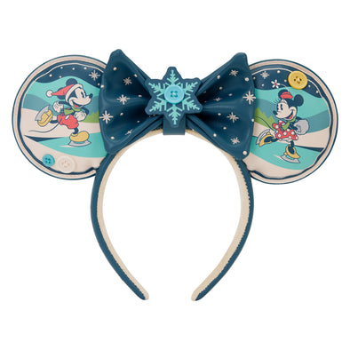 Loungefly Disney Mickey and Minnie Holiday Headband