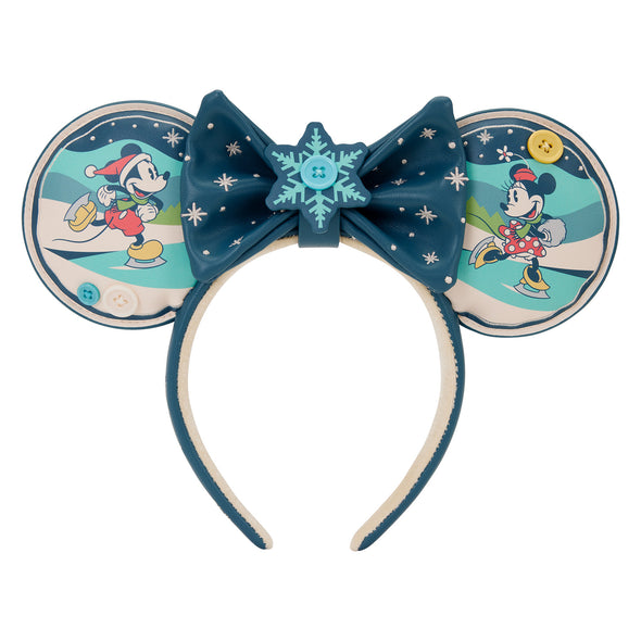 Loungefly Disney Mickey and Minnie Holiday Headband