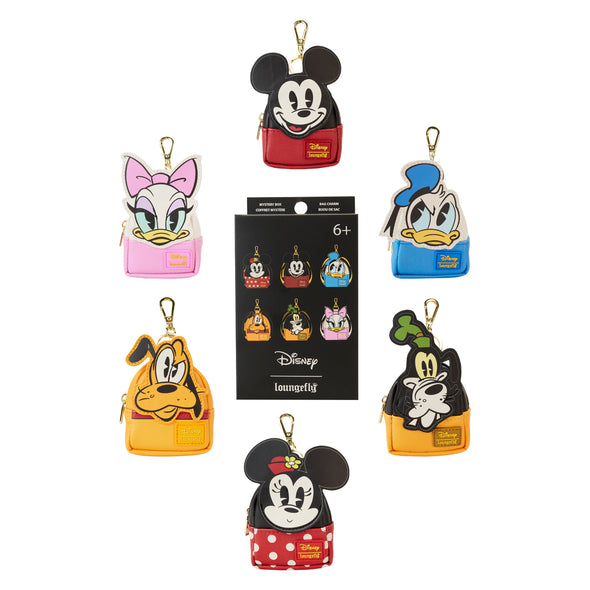 Loungefly Disney Mickey and Friends Mini Backpack Blind Mystery Bag Charm