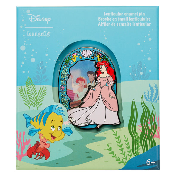 Loungefly Disney The Little Mermaid Princess Lenticular 3inch Pin