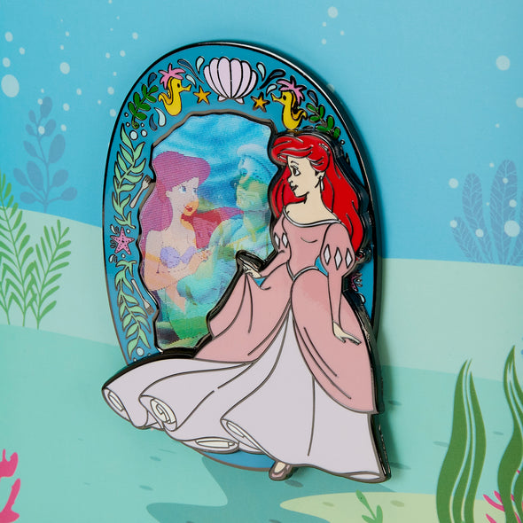 Loungefly Disney The Little Mermaid Princess Lenticular 3inch Pin