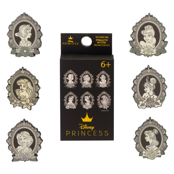 Loungefly Disney Princess Cameo Mystery Box Pins