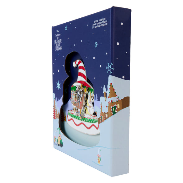 Loungefly Disney Nightmare Before Christmas Christmas Town Carousel 3" Sliding Pin