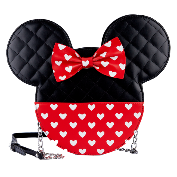Loungefly Disney Mickey and Minnie Valentines Reversible Crossbody
