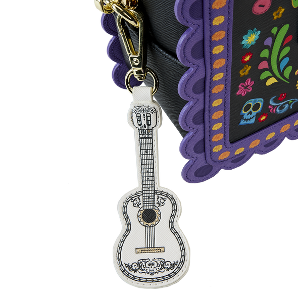 Loungefly Disney Pixar Coco Miguel Floral Skull Crossbody