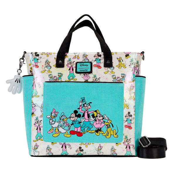 Loungefly Disney D100 Classic AOP Convertible Tote Bag