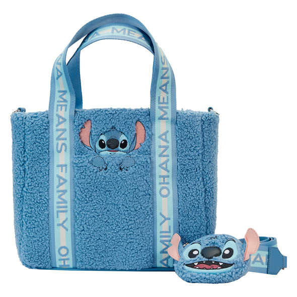 Loungefly Disney Stitch Plush Crossbody with Coinbag
