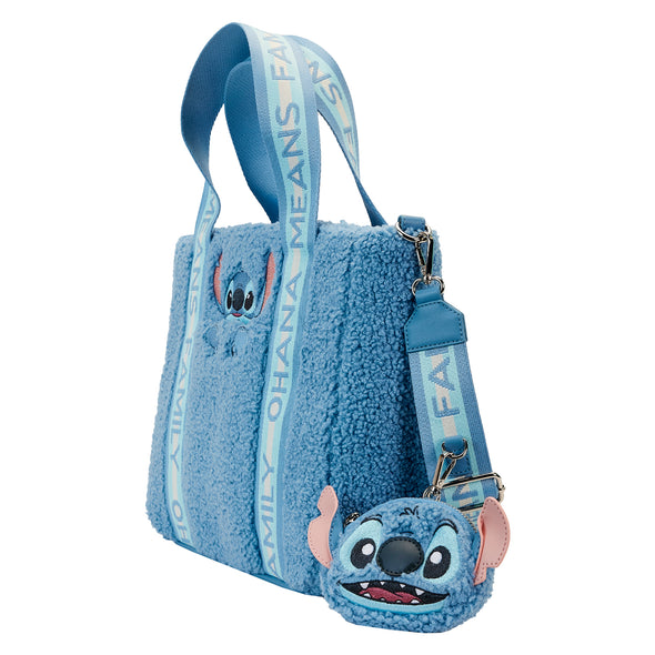 Loungefly Disney Stitch Plush Crossbody with Coinbag
