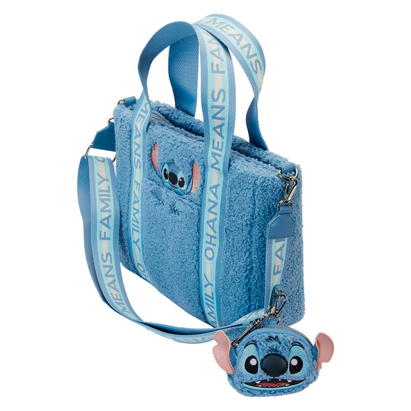 Loungefly Disney Stitch Plush Crossbody with Coinbag