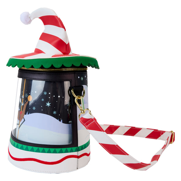 Loungefly Disney Nightmare Before Christmas Candy Cane Carousel Crossbody Bag