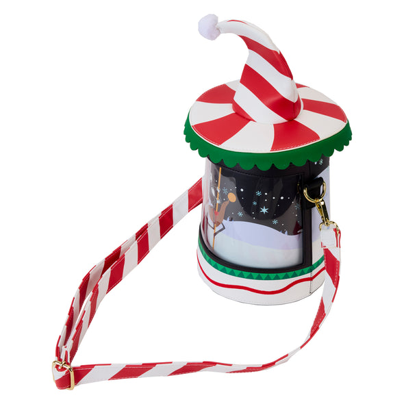 Loungefly Disney Nightmare Before Christmas Candy Cane Carousel Crossbody Bag