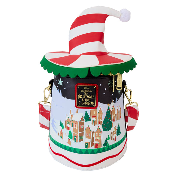 Loungefly Disney Nightmare Before Christmas Candy Cane Carousel Crossbody Bag