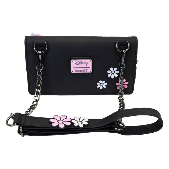 Loungefly Disney Minnie Floral Rock The Dots Clutch Crossbody Bag