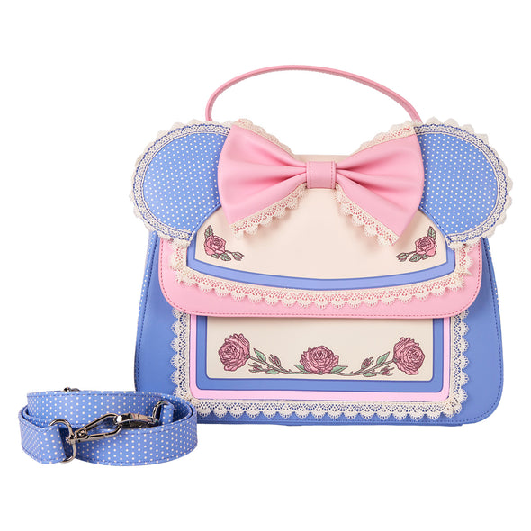 Loungefly Disney Minnie Floral and Lace Ears Crossbody