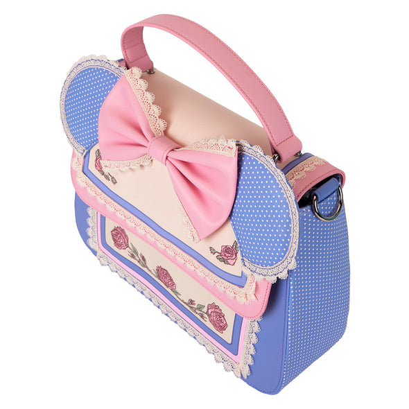 Loungefly Disney Minnie Floral and Lace Ears Crossbody