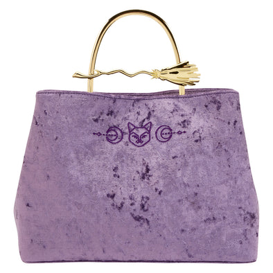 Loungefly Disney Hocus Pocus Velvet Broom Handle Handbag