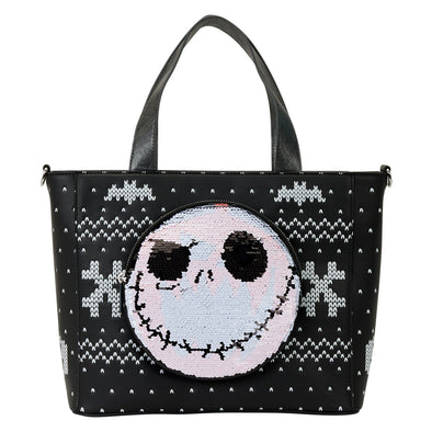 Loungefly Disney Nightmare Before Christmas Pumpkin King Christmas Tote Bag
