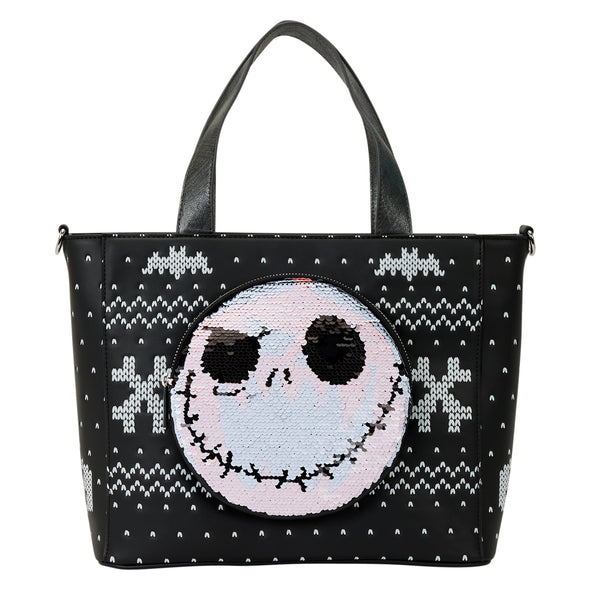Loungefly Disney Nightmare Before Christmas Pumpkin King Christmas Tote Bag