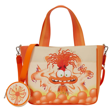 Loungefly Disney Pixar Inside Out 2 Anxiety Tote Bag