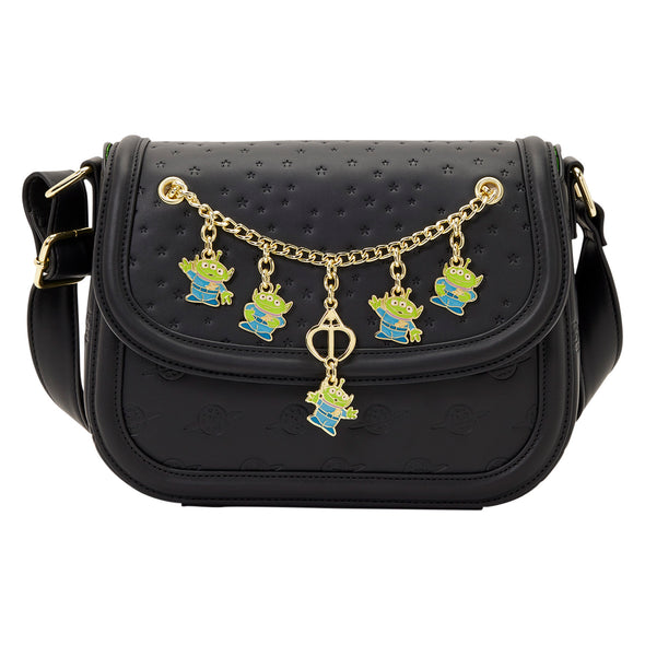 Loungefly Disney Pixar Toy Story 5 Aliens Charm Crossbody Bag