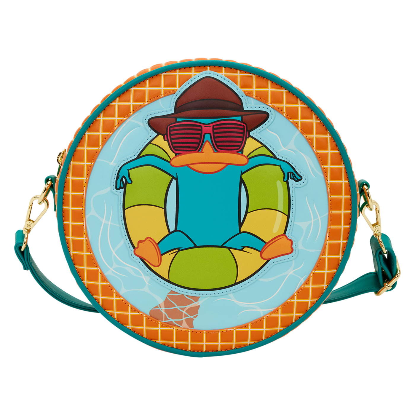 Loungefly Disney Phineas & Ferb Perry the Platypus Pool Crossbody