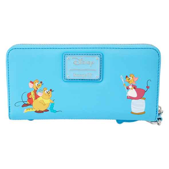 Loungefly Disney Cinderella Princess Lenticular Series Zip Around Wallet Wristlet