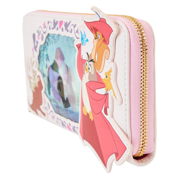 Loungefly Disney Sleeping Beauty Princess Lenticular Series Wristlet Wallet