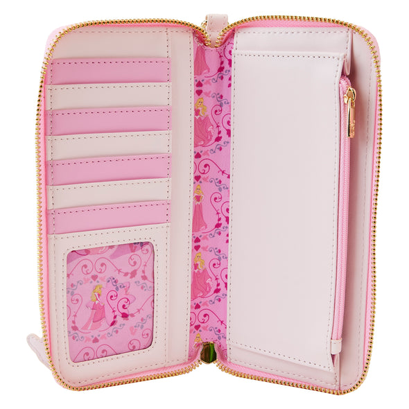 Loungefly Disney Sleeping Beauty Princess Lenticular Series Wristlet Wallet