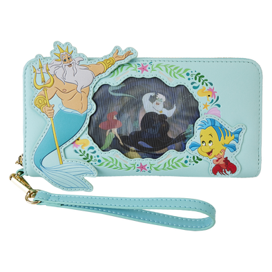Loungefly Disney The Little Mermaid Princess Lenticular Zip Around Wallet