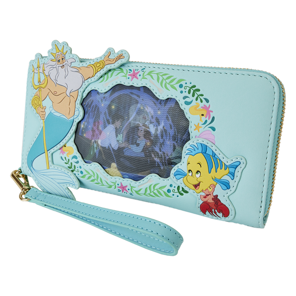 Loungefly Disney The Little Mermaid Princess Lenticular Zip Around Wallet