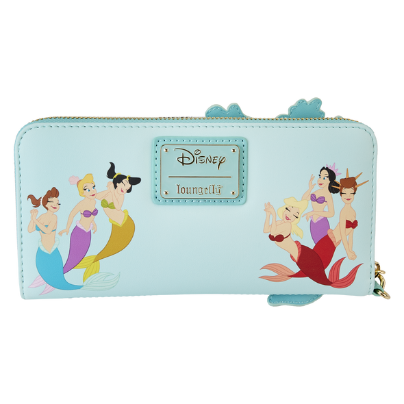 Loungefly Disney The Little Mermaid Princess Lenticular Zip Around Wallet