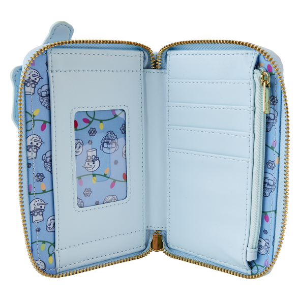 Loungefly Disney Pixar Up House Christmas Lights Zip Around Wallet