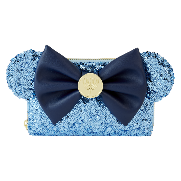 Loungefly Disney Minnie Hanukkah Menorah Zip Around Wallet