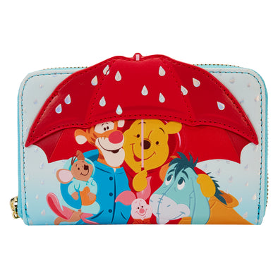 Loungefly Disney Winnie the Pooh and Friends Rainy Day Zip Around Wallet