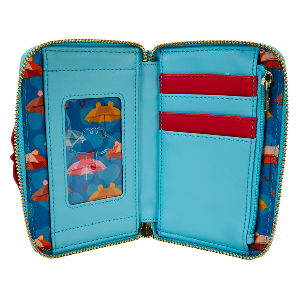 Loungefly Disney Winnie the Pooh and Friends Rainy Day Zip Around Wallet