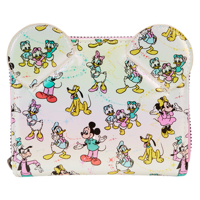 Loungefly Disney D100 AOP Zip Around Wallet