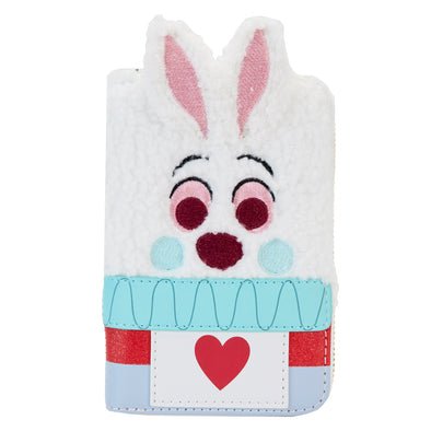 Loungefly Disney Alice in Wonderland White Rabbit Cosplay Zip Around Wallet