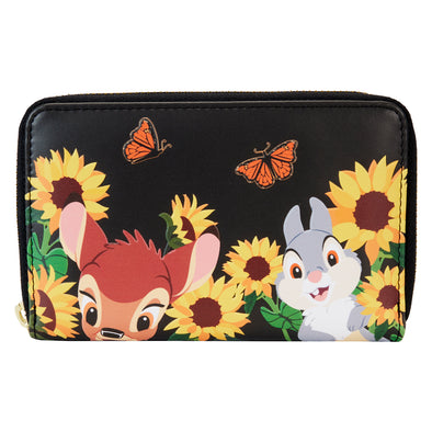 Loungefly Disney Bambi Sunflower Friends Zip Around Wallet