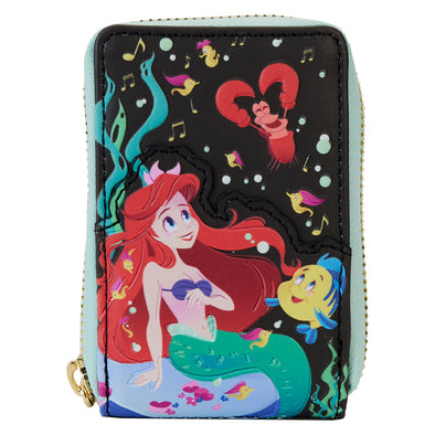 Loungefly Disney The Little Mermaid 35th Anniversary Life is Bubbles Accordion Wallet
